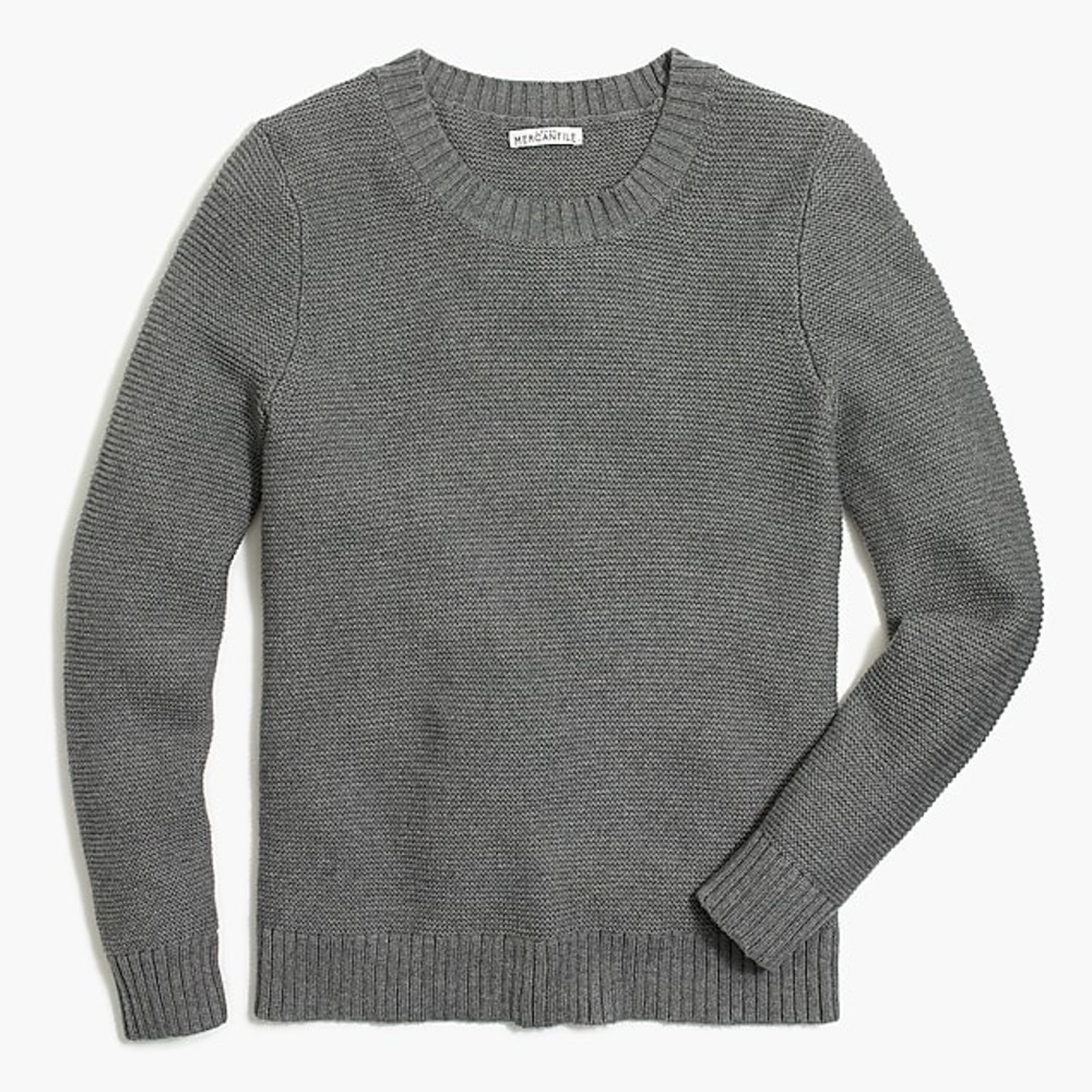 J. Crew Factory Classic Crewneck Sweater Heather